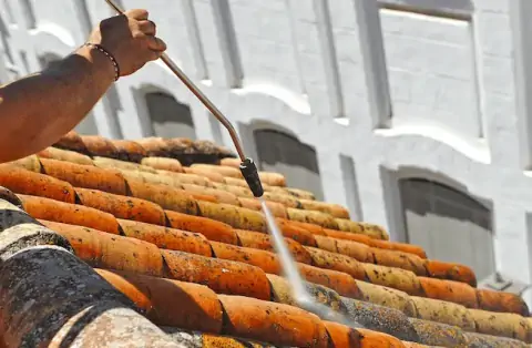 Démoussage de toiture à Roquefort sur Garonne